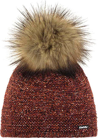 Lux Beanie Damen Strickmütze in Roter Farbe