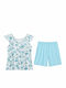 Passion Summer Women's Light Blue Pyjama Set
