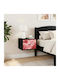 Wooden Black Bedside Tables 2 Pieces 36x33x25cm