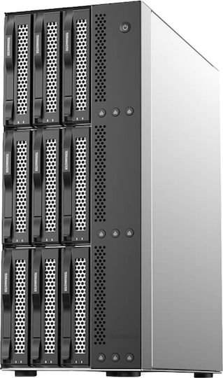 TerraMaster NAS Turm mit 9 Festplattenschächte und 2 Ethernet-Ports (D9-320)