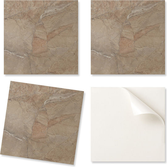 Decorative Vinyl Tile Stickers Natural Stone Design 4x50x50 Pieces