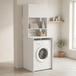 Pakketo Chaxe Badezimmerschrank Wäscherei 65x60x183,6cm Weiß