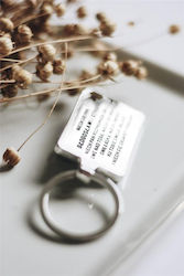 Szaron Keychain Engraved Keyring Blessing