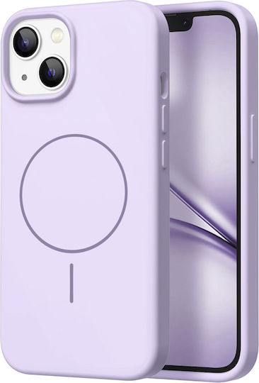 Apokin Back Cover Σιλικόνης Μωβ (iPhone 15)