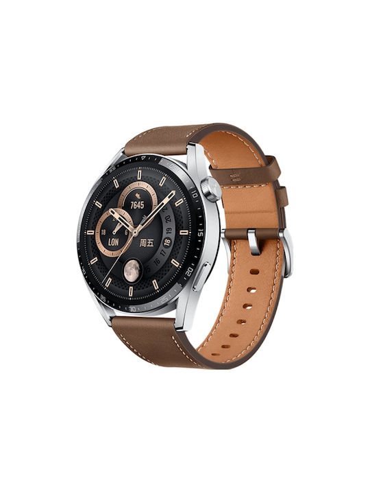 Leather Strap for Xiaomi Watch S5 46mm Xiaomi Watch 5 47mm Coffee Colour