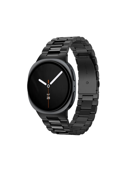 Spigen Modern Fit 316l Tragbare Bänder Rostfreier Stahl Schwarz (Galaxy Watch 8 / 8 Classic / 9)