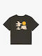 Damen T-Shirt Pirate Schwarz