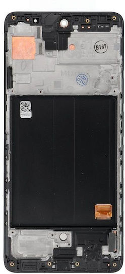Fixcell LCD дисплей Samsung A51 4G AMOLED с рамка черен смяна стъкло OEM
