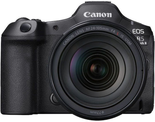 Canon EOS R5 Mark II Mirrorless Camera Kit (RF 24-105mm F4L IS USM) Black