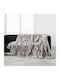 Douceur d'Intérieur Furry Sofa Blanket 130x160cm Caribou