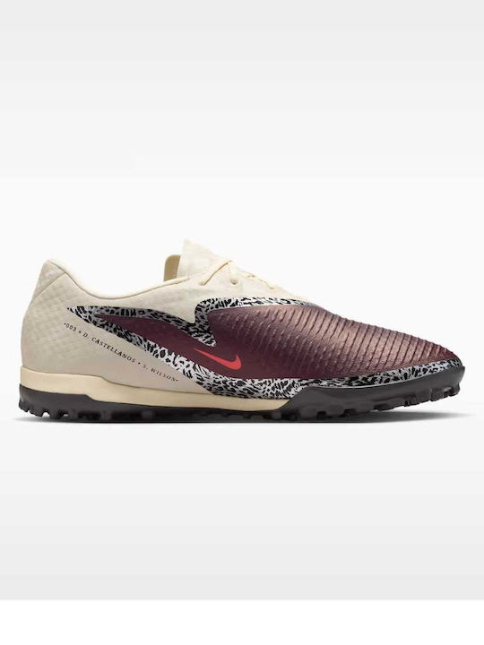 Nike Phantom TF Football Shoes with Molded Cleats Red