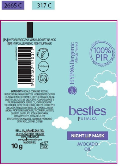 Bell Hypoallergenic Lip Mask 01 Sunkissed 10gr
