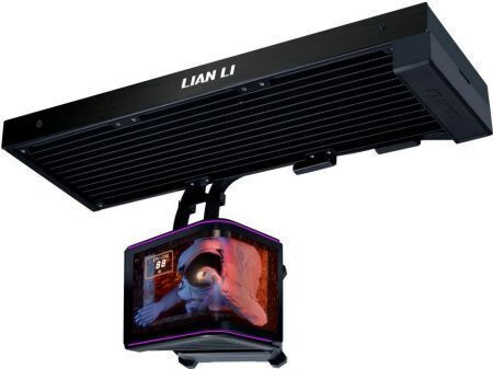 Lian Li HydroShift II OLED Curved AIO водно охлаждане за CPU с 2 Вентилатора 120mm