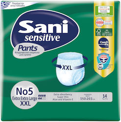 Sani Sensitive Πάνες Βρακάκι XXLarge 14τμχ