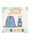 School Bag School Set Silver