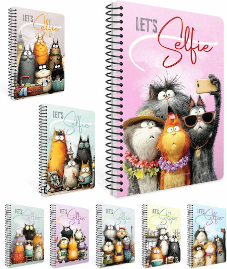 Gipta Spiral Notebook Ruled A4 75 Paper Sheets 3 Subjects