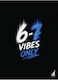 Aigaio Spiral Notebook 6-7 Vibes Only A4 21x29cm 4 Subjects