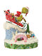 Grinch On Sled 15 Cm