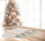 Saint Clair Set Weihnachts-Tischsets Blau 45x33...