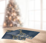 Saint Clair Set Weihnachts-Tischsets Blau 45x33...