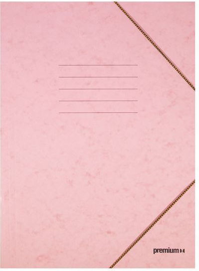 Ντοσιε Prespan Premium Λαστιχο Pastel Σομον 41039