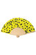 Fisura Hand Fan Yellow Dots Ahp2510153