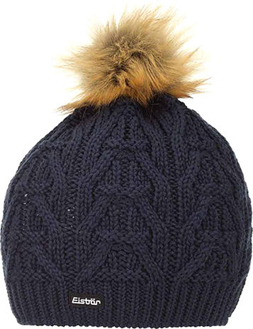 Lux Beanie Căciulă Tricotată Pentru Femei În Culoare Albastră