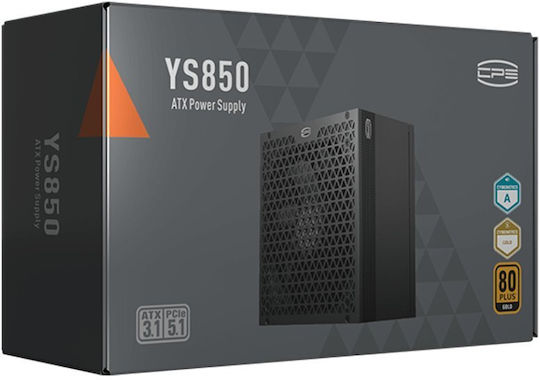 PCCOOLER YS850 850W Negru Sursă de alimentare pentru computer Complet modular 80 Plus Gold