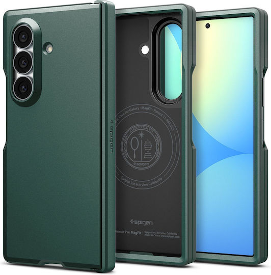 Spigen Tough Armor Pro Magsafe Back Cover Πλαστικό / Σιλικόνης Πράσινο (Galaxy Z Fold8 Ultra)