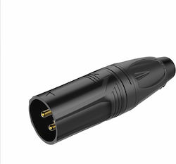 Roxtone Audio Cable - Black with Gold Plated Terminals Rx3m-bg