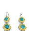 Silver Gold Plated Earrings