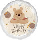 Foil Luftballon 17 Winnie the Pooh Happy Birthd...