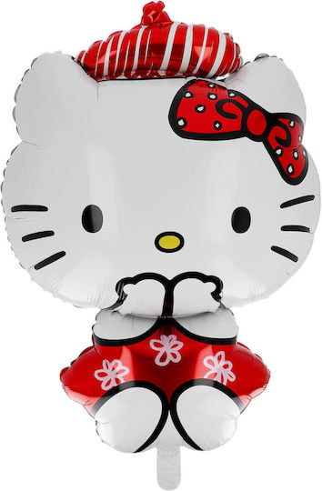Baloane Folie Formă Hello Kitty Paris 48 X 71 Cm