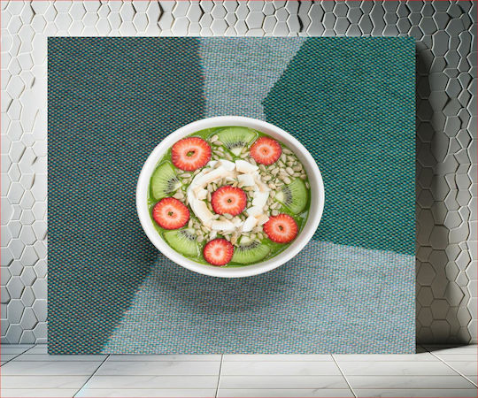 Painting Fruit Seed Smoothie Bowl Bowl Smoothie Fruits Seeds 110x110