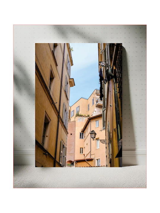iLovePrints Urban Alley Buildings Stadtstraße Gemälde 100x150