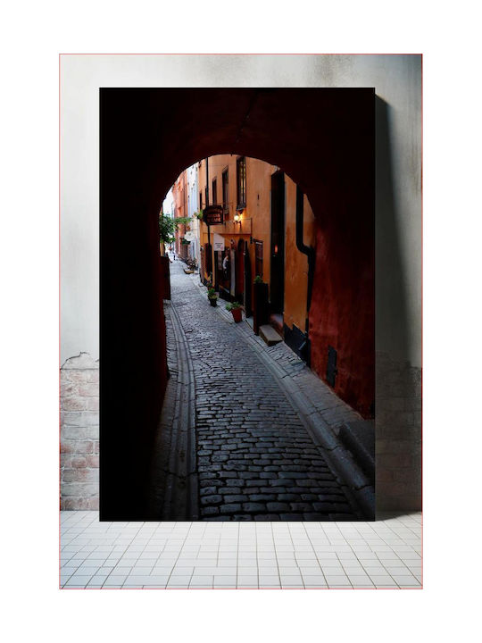 Gemälde Quiet City Alley Ήsυχο Σοκάκι Πόλης 100x150