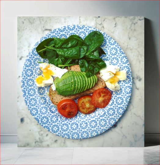 Πίνακας Healthy Breakfast Plate Υγιεινό Πιάτο Πρωινού 110x110