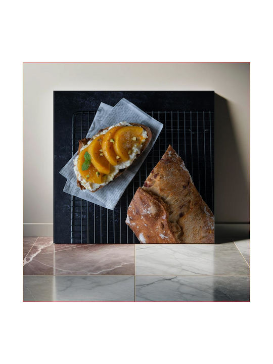 Панел Gourmet Bread Peach Topping Гурме Капак Хляб Праскова 110x110