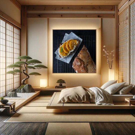 Painting Gourmet Bread Peach Topping Gourmet Cover Bread Peach 110x110