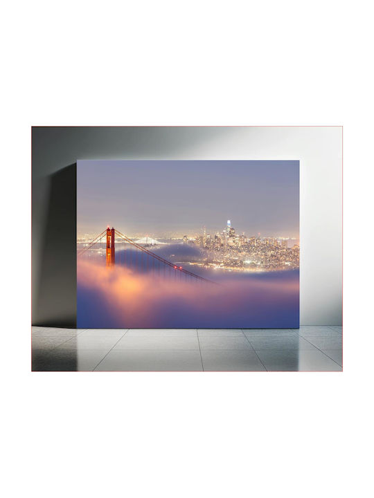 Панел Golden Gate Bridge At Dusk Golden Gate Br...