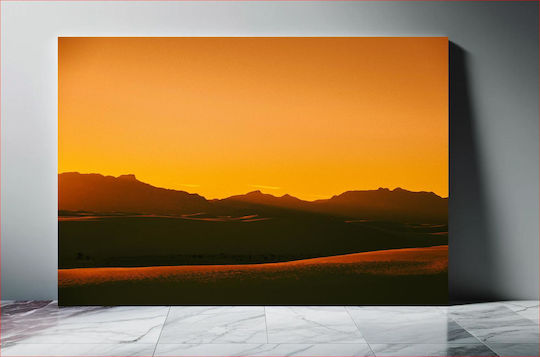 Painting Golden Desert Sunset Gold Desert Sunset 150x100