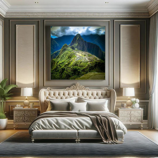 Painting Machu Picchu In Mountains Machu Picchu In The Mountains 110x110