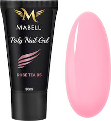 Mabell Полигел за Нокти 30г B5 Чай Роза