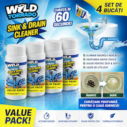 Set 4 Soluție de desfundare țevi Wild Tornado Set 4 Soluție de desfundare țevi Wild Tornado