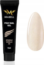 Mabell Poly Nail Gel 15г Блясък Ванилия C5