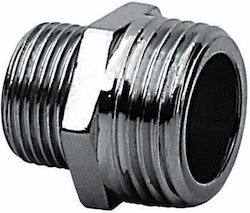 Chrome Reducer Nypel 3/8 X 1/2 Inch Chromed