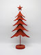 Weihnachtsdekorationen mit Bäumen Metallisches Baum 66,5cm Orange