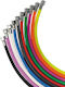 Bts Miflex 100cm High Flexible Regulator Hose Unf 3/8 Red 969437