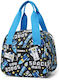 School Insulated Kids' Lunch Handbag 6 Litre Blue