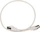 Extralink Flat U/FTP (STP) Network Cable Ethernet 0.5m White